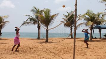Private beach