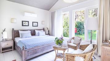 Garden House | Premium bedding, minibar, in-room safe, individually decorated