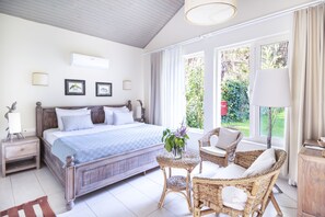 Garden House | Premium bedding, minibar, in-room safe, individually decorated