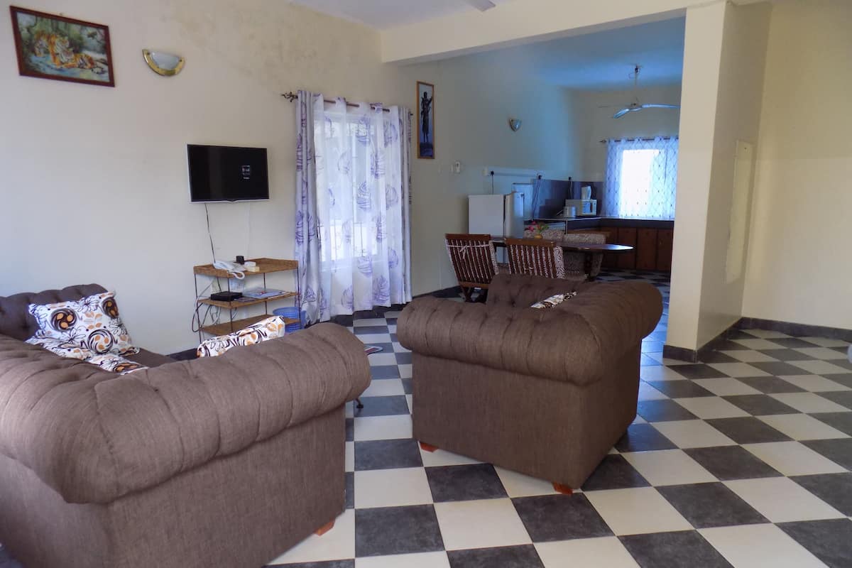 Standard Apartment, 2 Bedrooms | Living area | Flat-screen TV