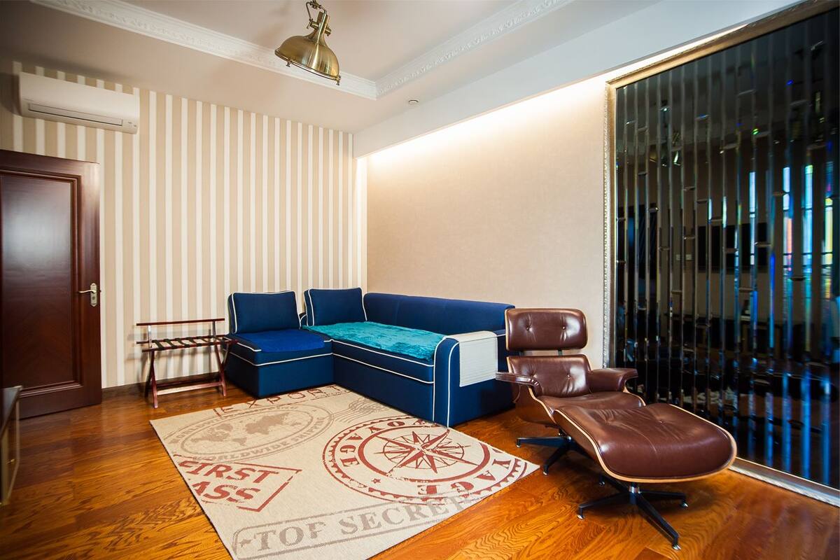 Deluxe Suite, 1 Bedroom (Montenegro) | Living room | 42-inch flat-screen TV with satellite channels, TV