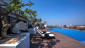 Indoor pool, outdoor pool