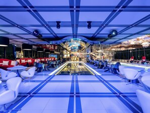 Breakfast, lunch, dinner served; local and international cuisine