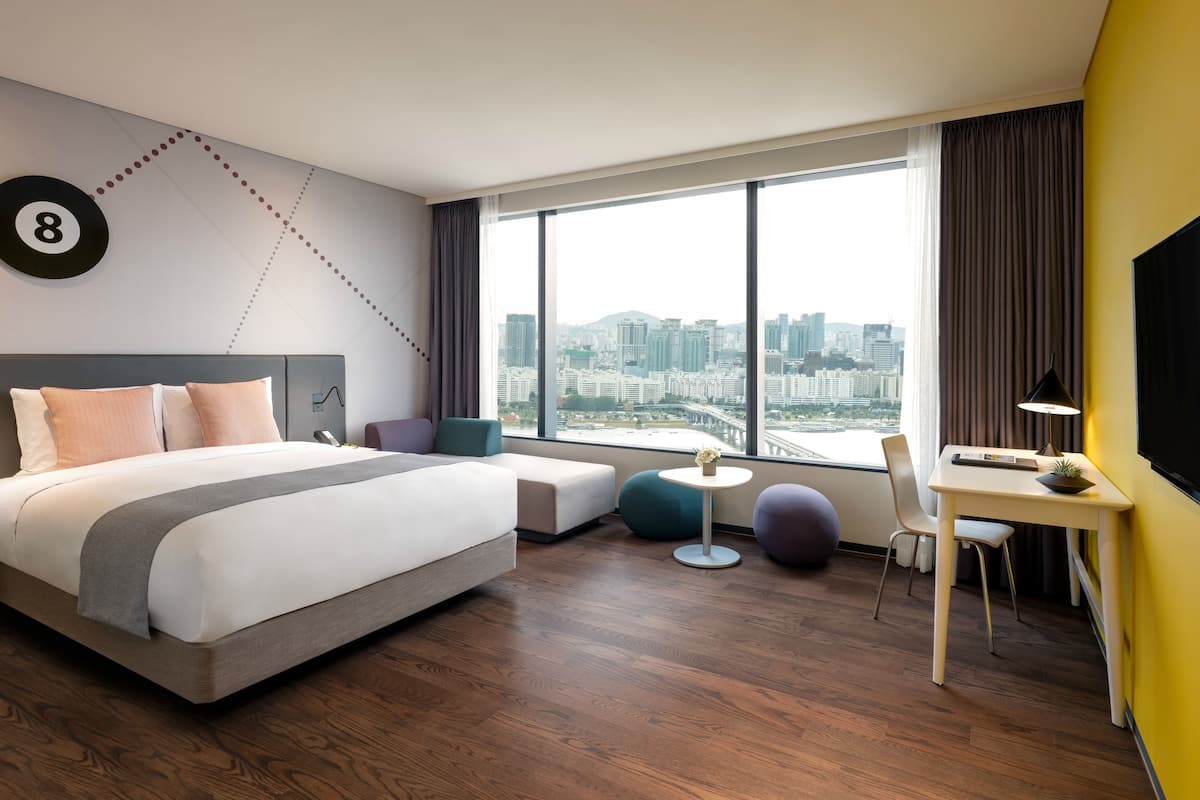 Junior Suite, 1 Double Bed | 1 bedroom, premium bedding, down duvets, in-room safe