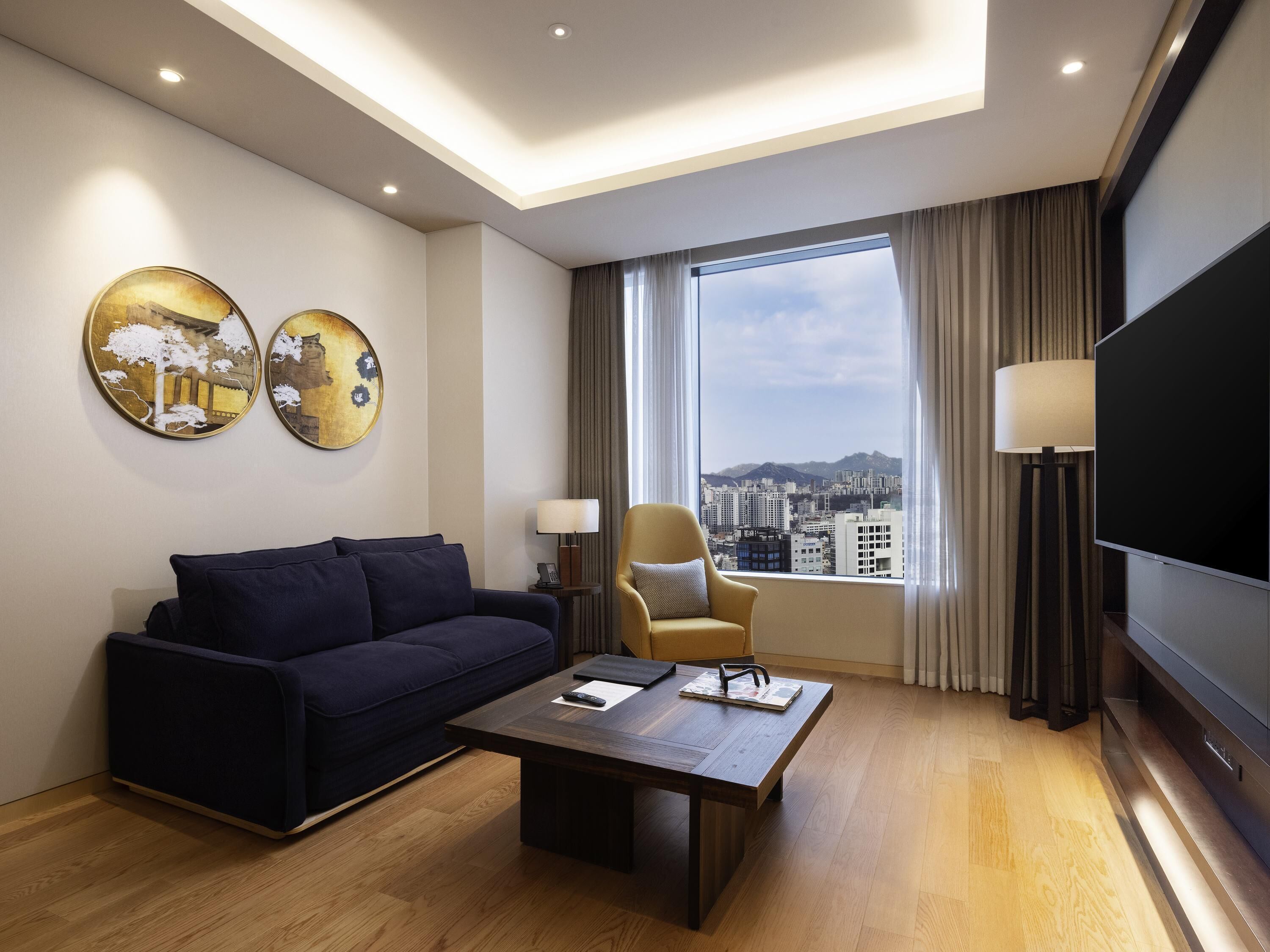 슈피리어 스위트, 침실 1개 | 고급 침구, 오리/거위털 이불, 객실 내 금고, 각각 다른 스타일의 인테리어