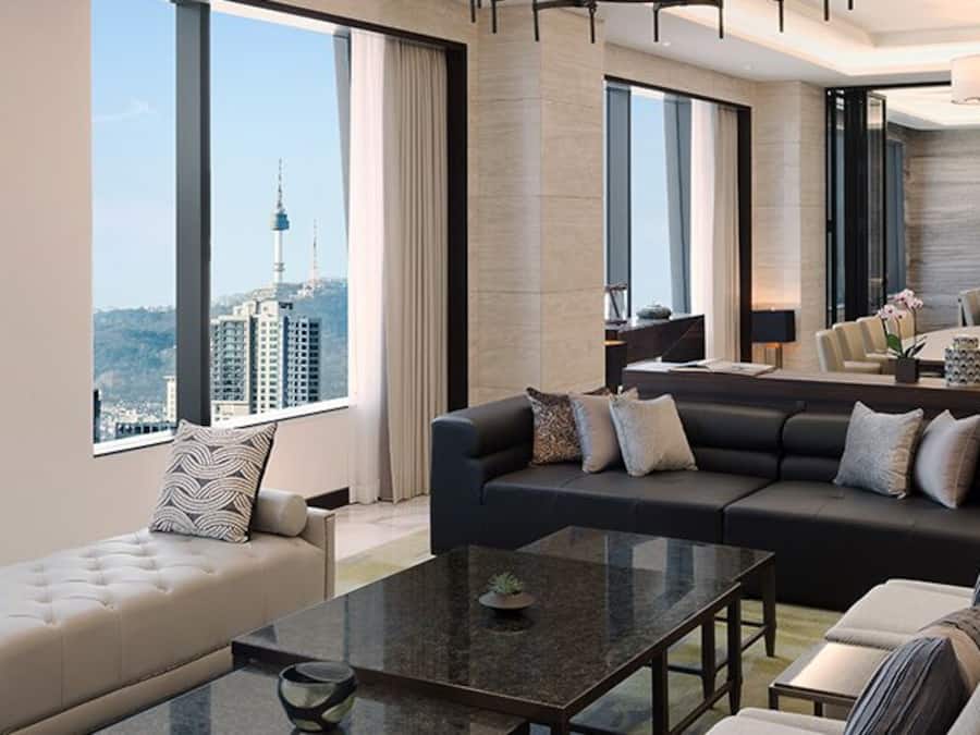 Penthouse, 2 Schlafzimmer | Wohnbereich