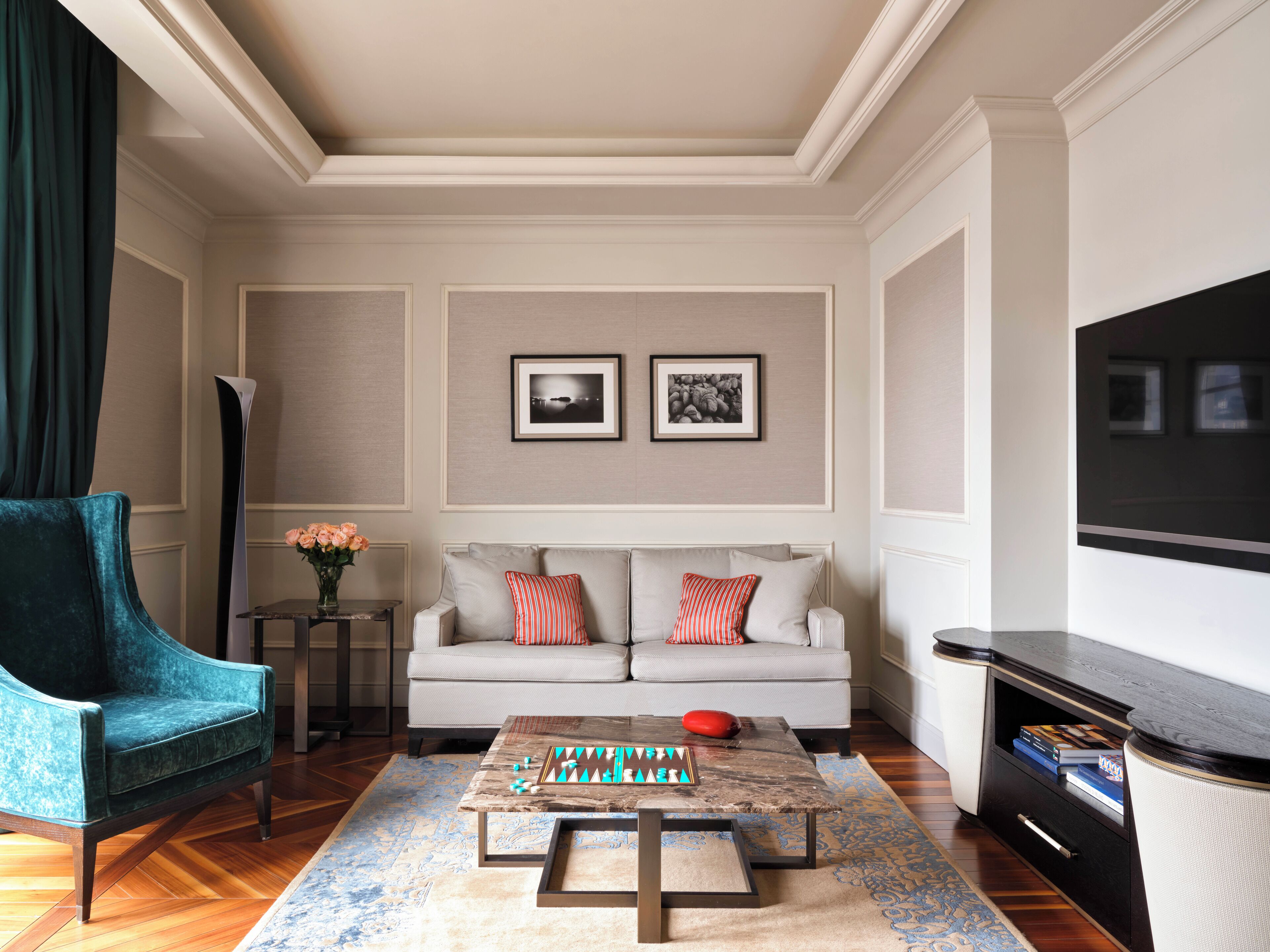 Suite, vue lac | Coin séjour