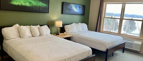 Individually decorated, individually furnished, iron/ironing board