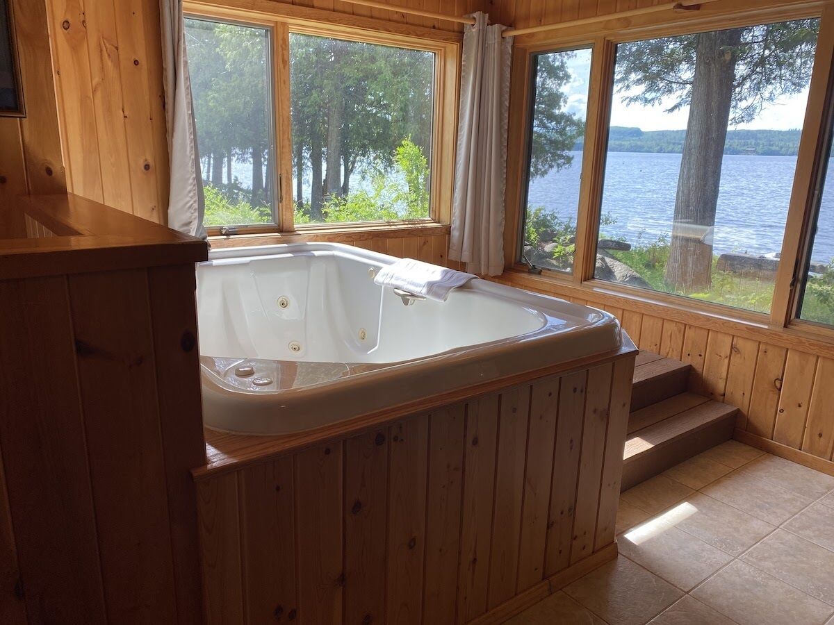 Romantic Cabin, Hot Tub | Lake view