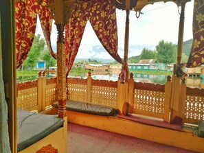 Terrace/patio - New Bul Bul Houseboat Dal Lake (Srinagar)
