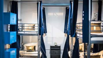 MIXED DORM | SHARED ROOM | SHARED BATHROOMS | Blackout drapes, iron/ironing board, free WiFi, bed sheets