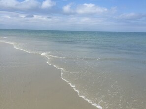 Beach nearby, sun-loungers