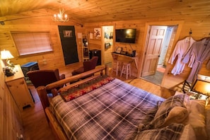 1 habitación, tabla de planchar con plancha y wifi 