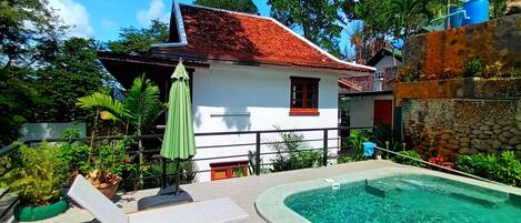 2 outdoor pools, open 8:00 AM to 8:00 PM, pool umbrellas, sun loungers