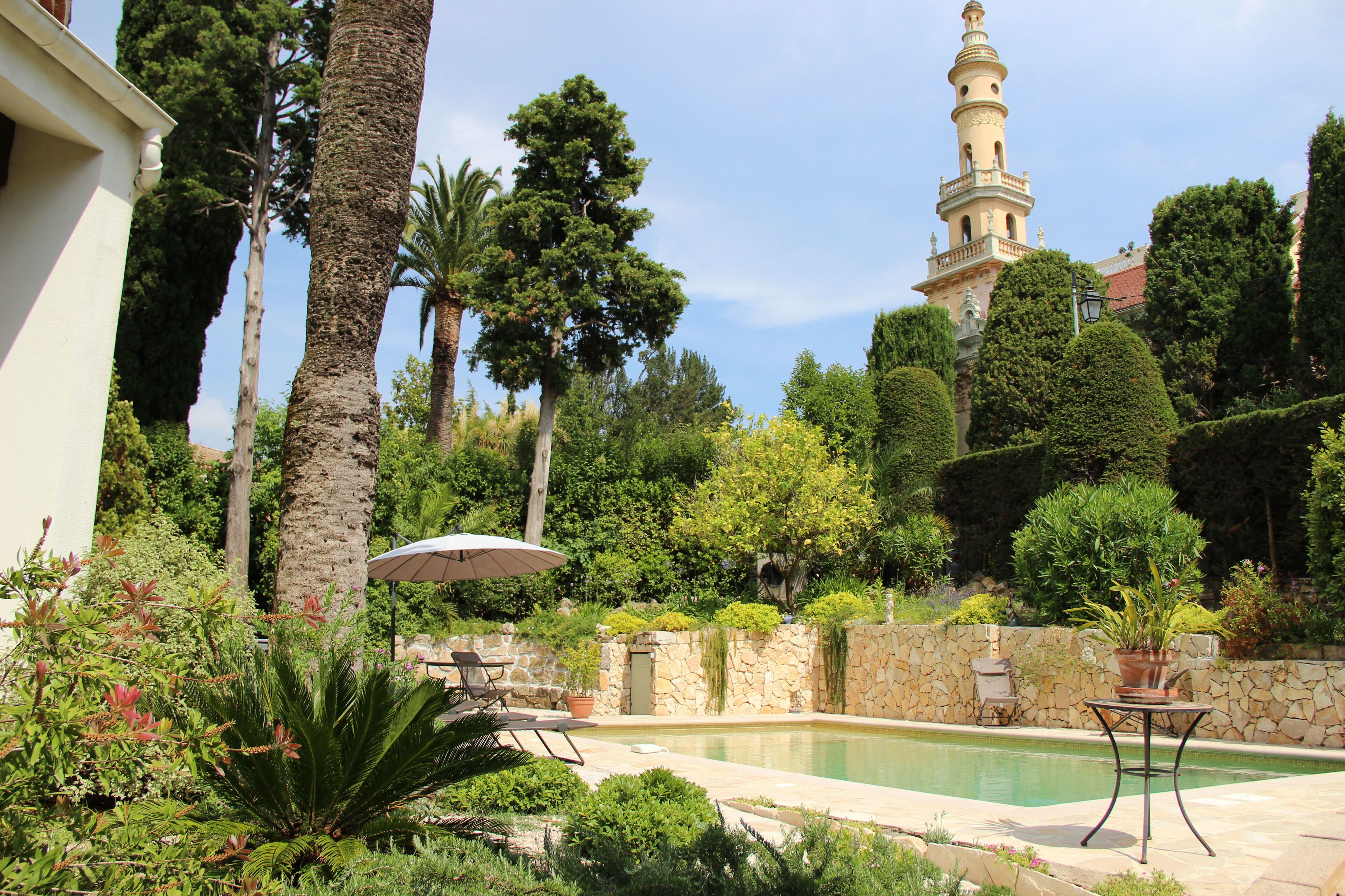 Piscine extérieure, piscine chauffée