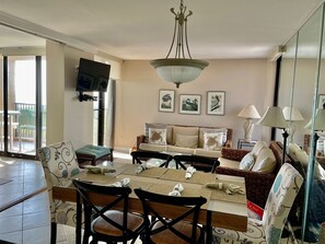 Smart TV, DVD player, books, video library - SPI Ocean View Condo Next to Beach Park @ Isla Blanca/Schlitterbahn Water Park (South Padre Island)