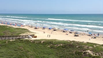On the beach