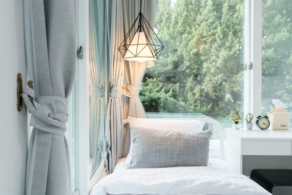 Ropa de cama de alta calidad, wifi gratis y ropa de cama