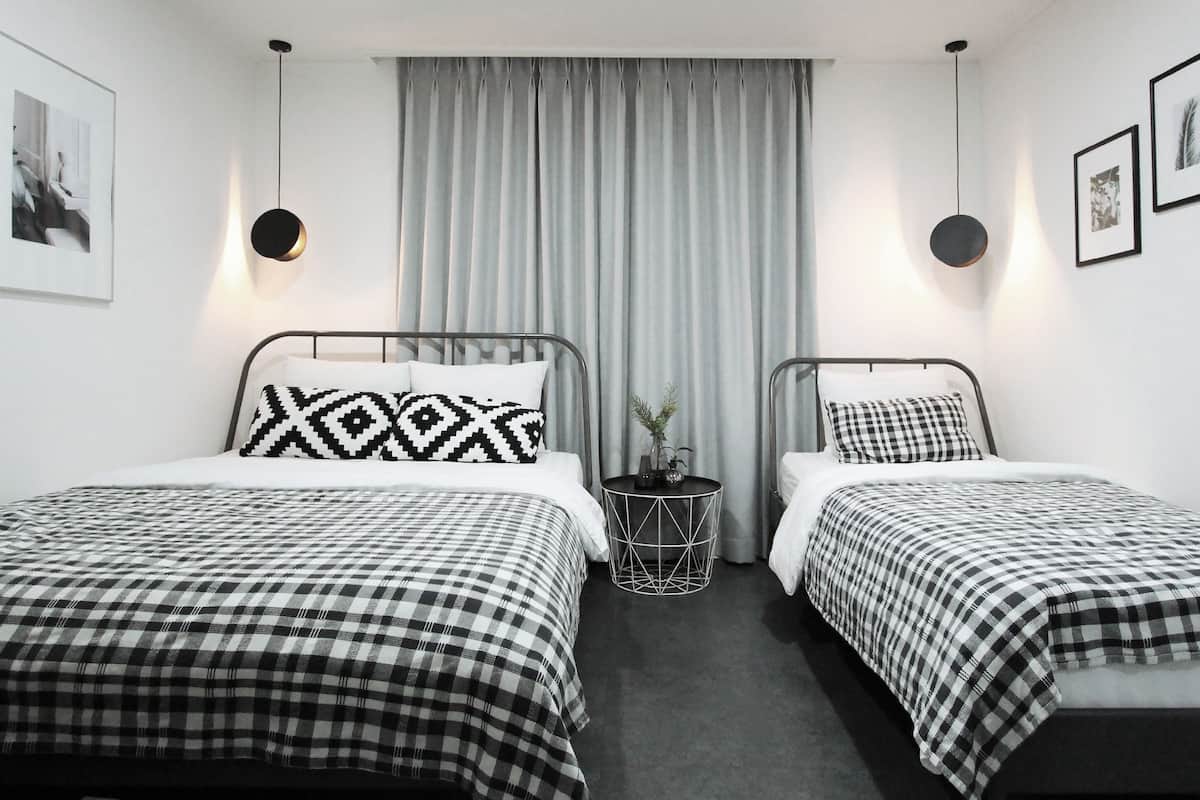 Premium bedding, free WiFi, bed sheets