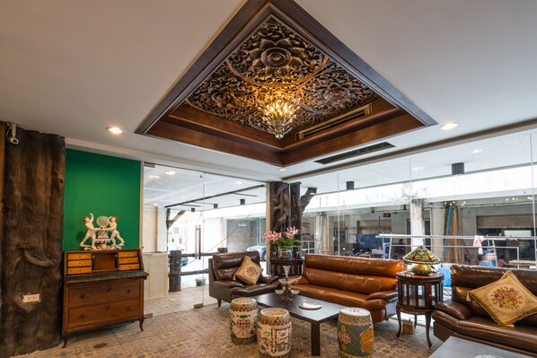 Sala de estar en el lobby