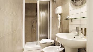 Standard Double Room | Bathroom | Shower, designer toiletries, hair dryer, towels