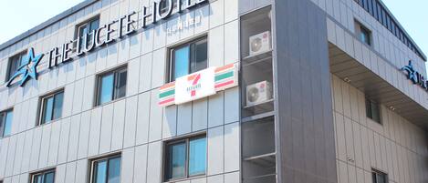 Façade de l’hébergement