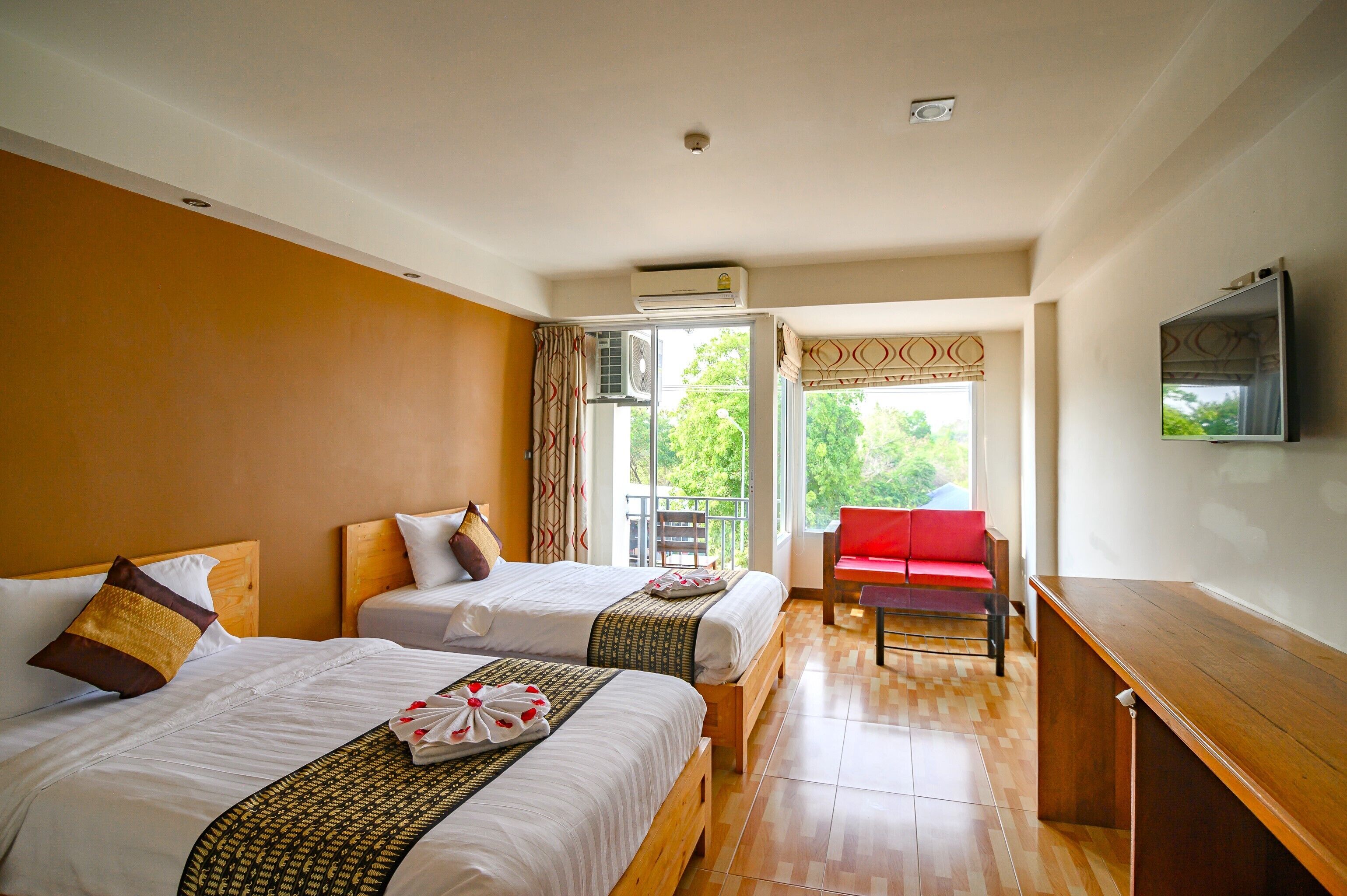 Family Room 2 View (Mountain+Seaview) | In-room safe, desk, iron/ironing board, free WiFi