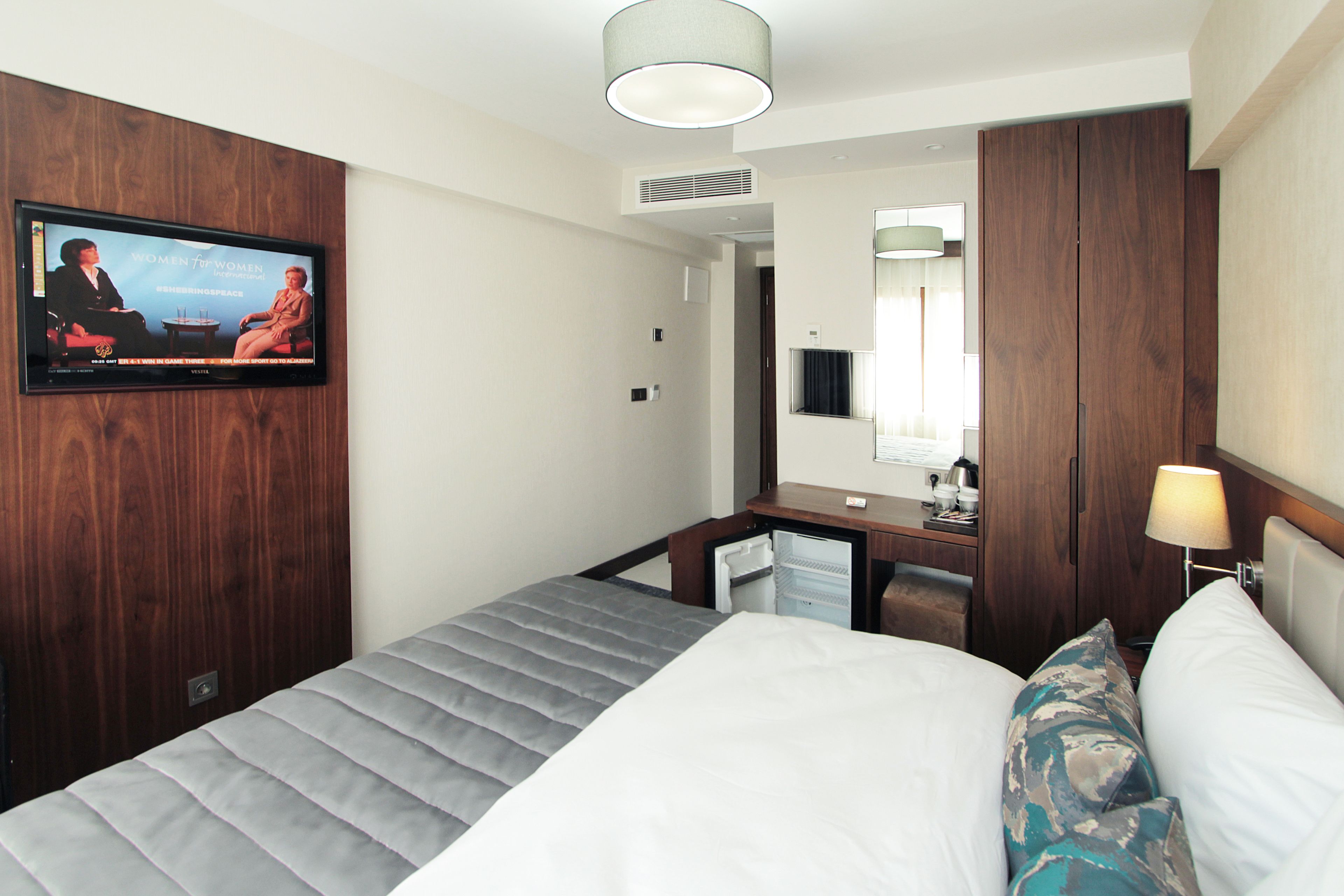 double or twin room | minibar, in-room safe, desk, soundproofing