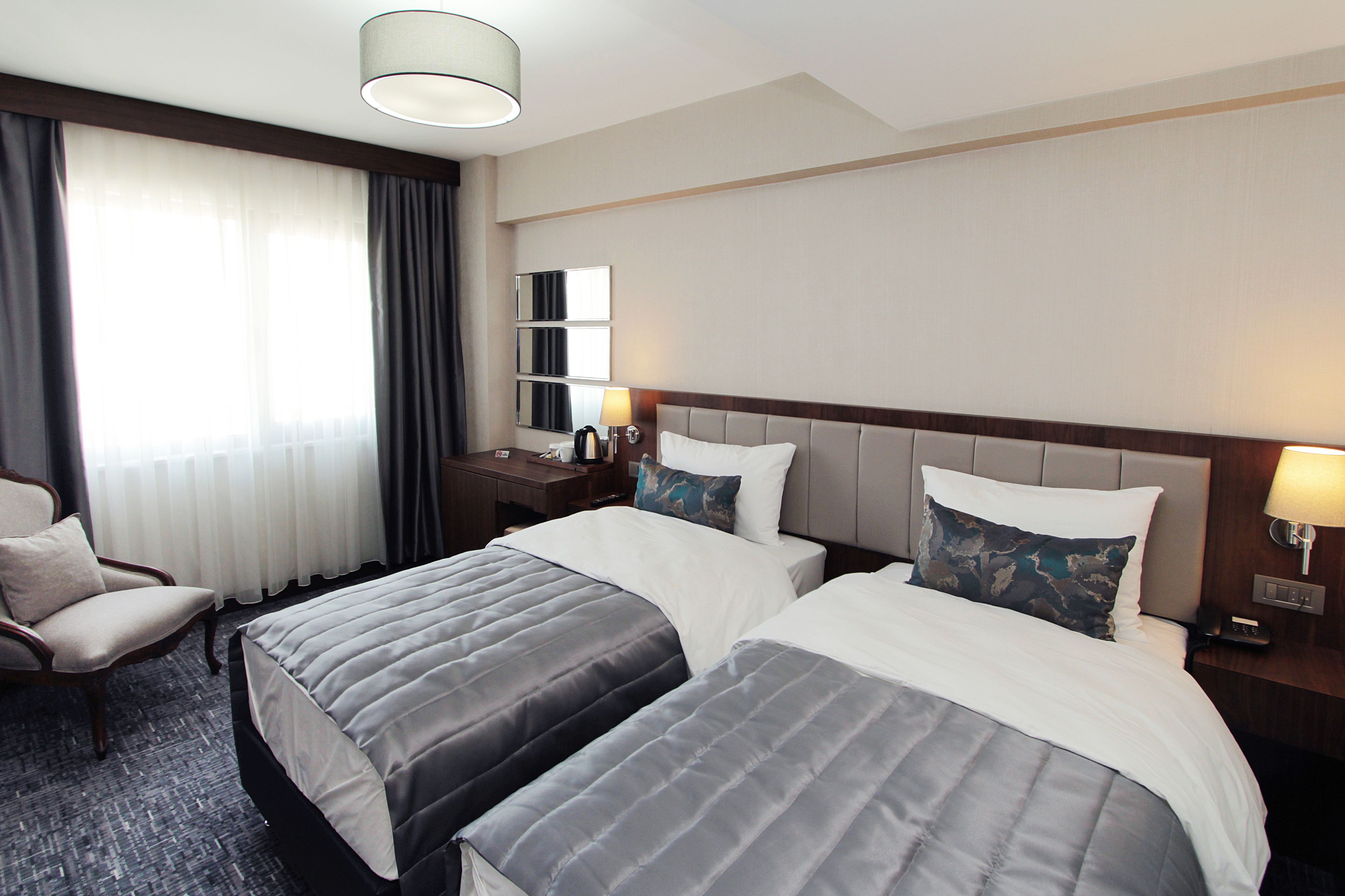 double or twin room | minibar, in-room safe, desk, soundproofing