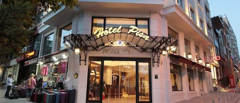 Front of property – evening/night