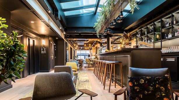 Sitteområde i lobbyen