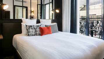 Camera doppia, balcone (Accès Spa) | Biancheria da letto di alta qualità, una cassaforte in camera