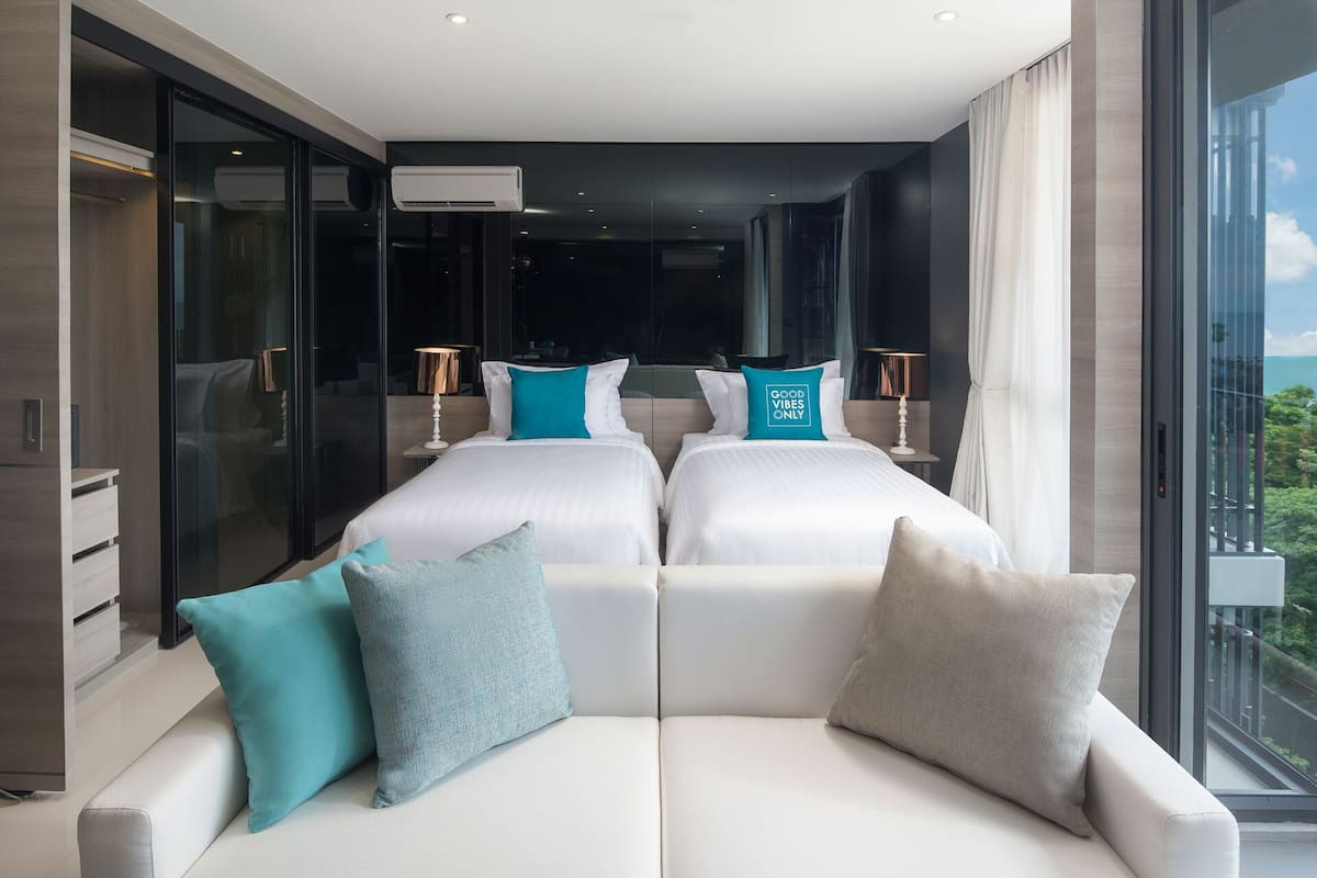 1 habitación, minibar, caja de seguridad en la habitación y escritorio