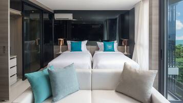 1 Schlafzimmer, Minibar, Zimmersafe, Schreibtisch