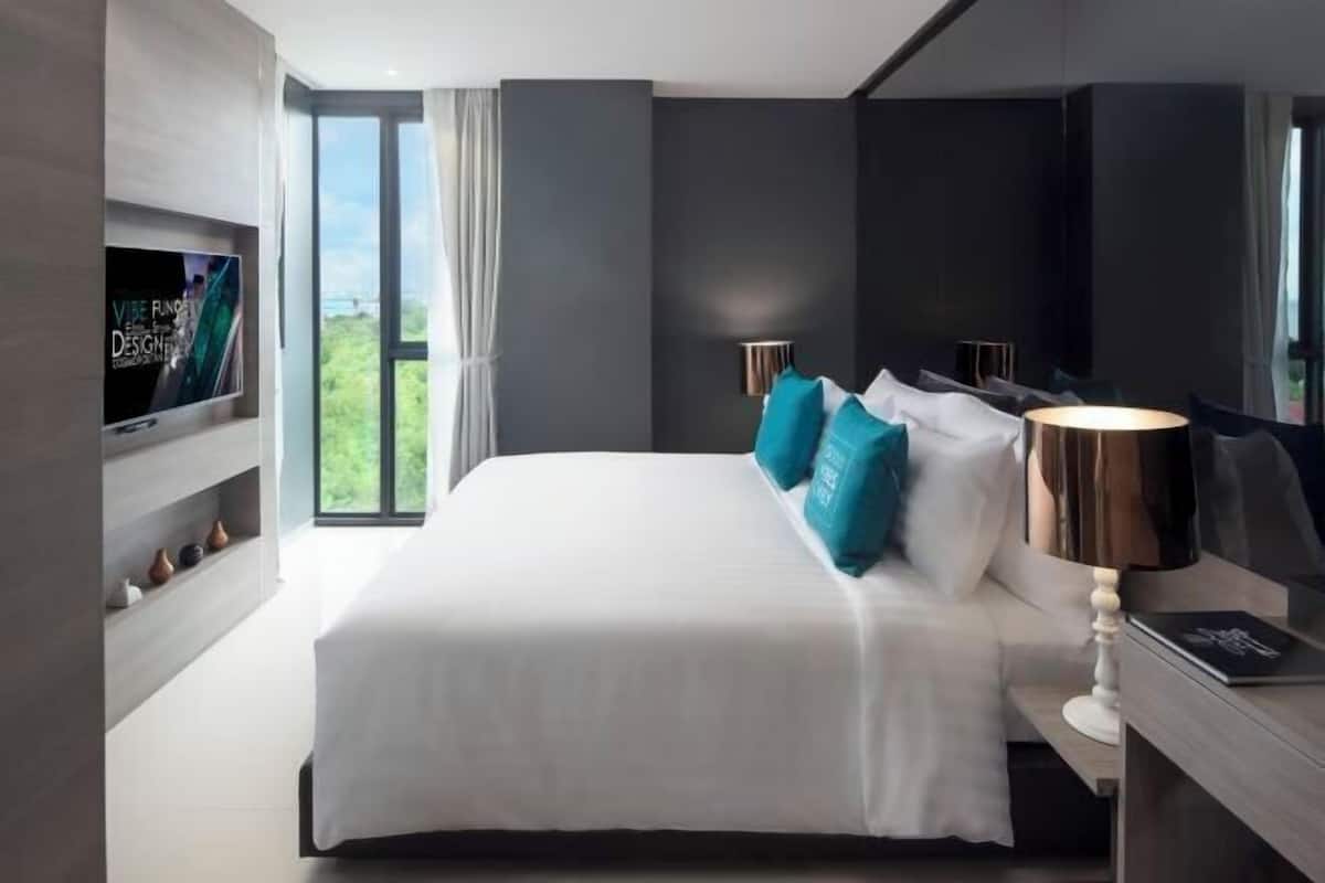 1 habitación, minibar, caja de seguridad en la habitación y escritorio