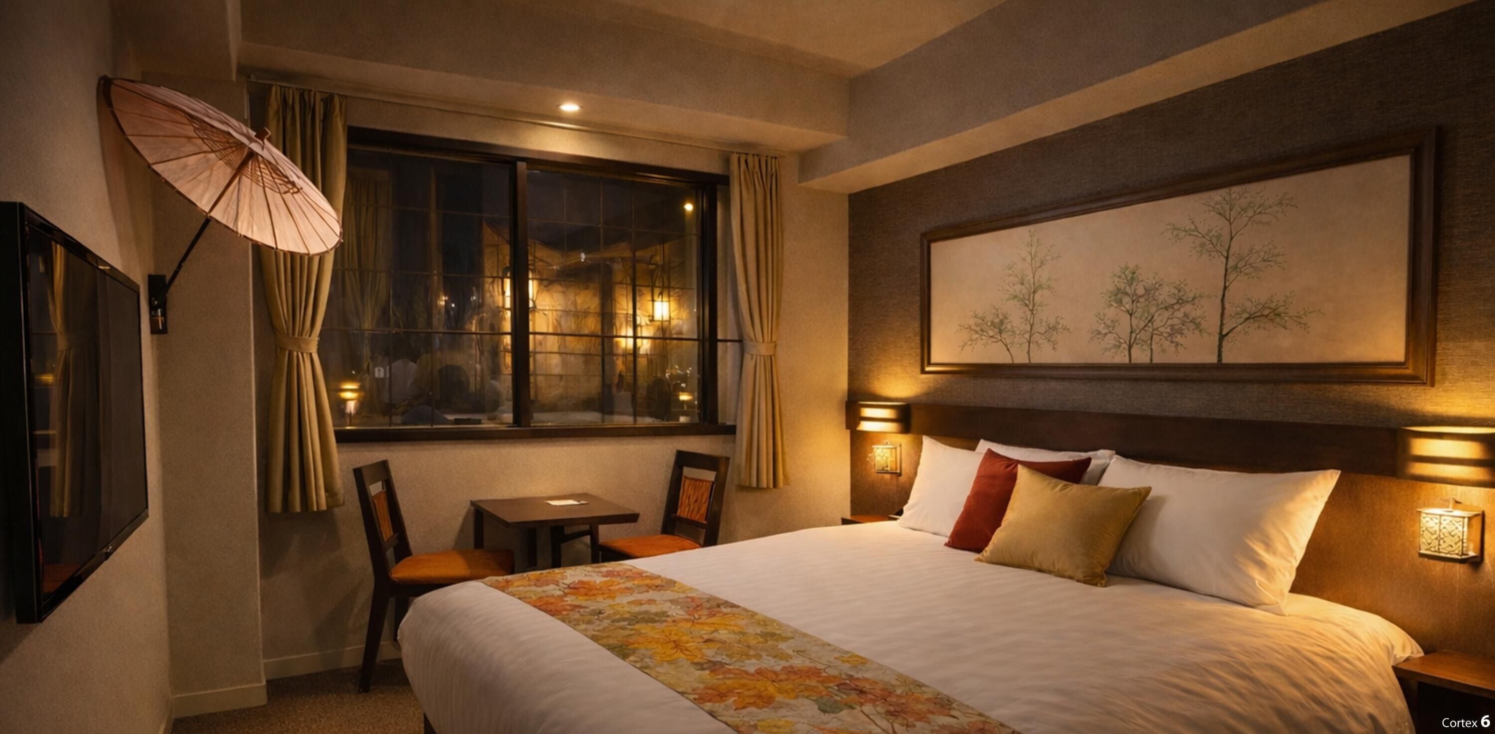 Premium Double Room, Non Smoking | Premium bedding, down comforters, in-room safe, blackout drapes