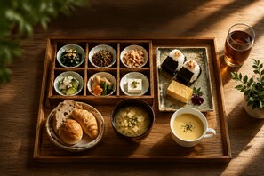 Breakfast meal - AKARI Kyoto Gion (Kyoto)