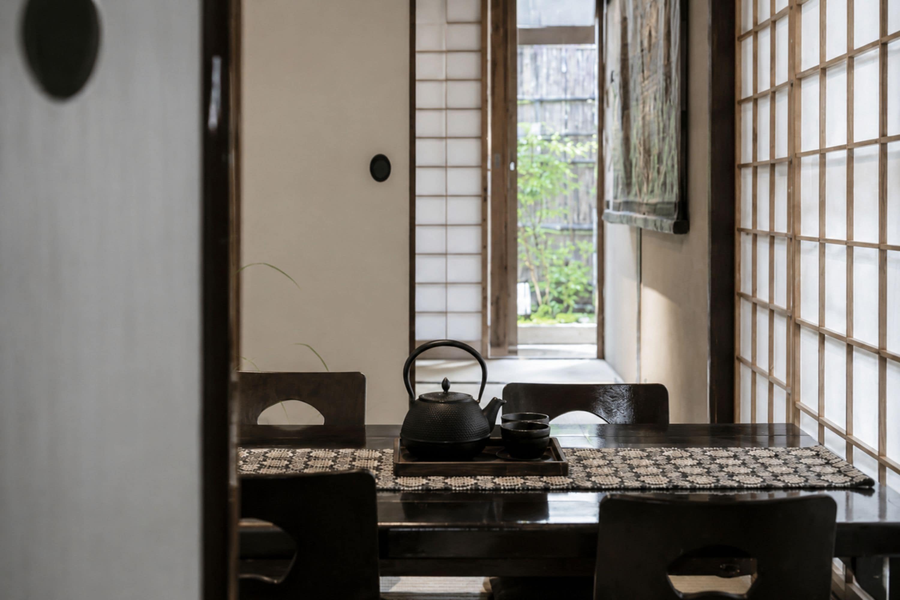 [Kyo-Machiya - Indigo Blue] Entire House Rental with Open-Air Bath | Premium bedding, down duvets, in-room safe, blackout curtains