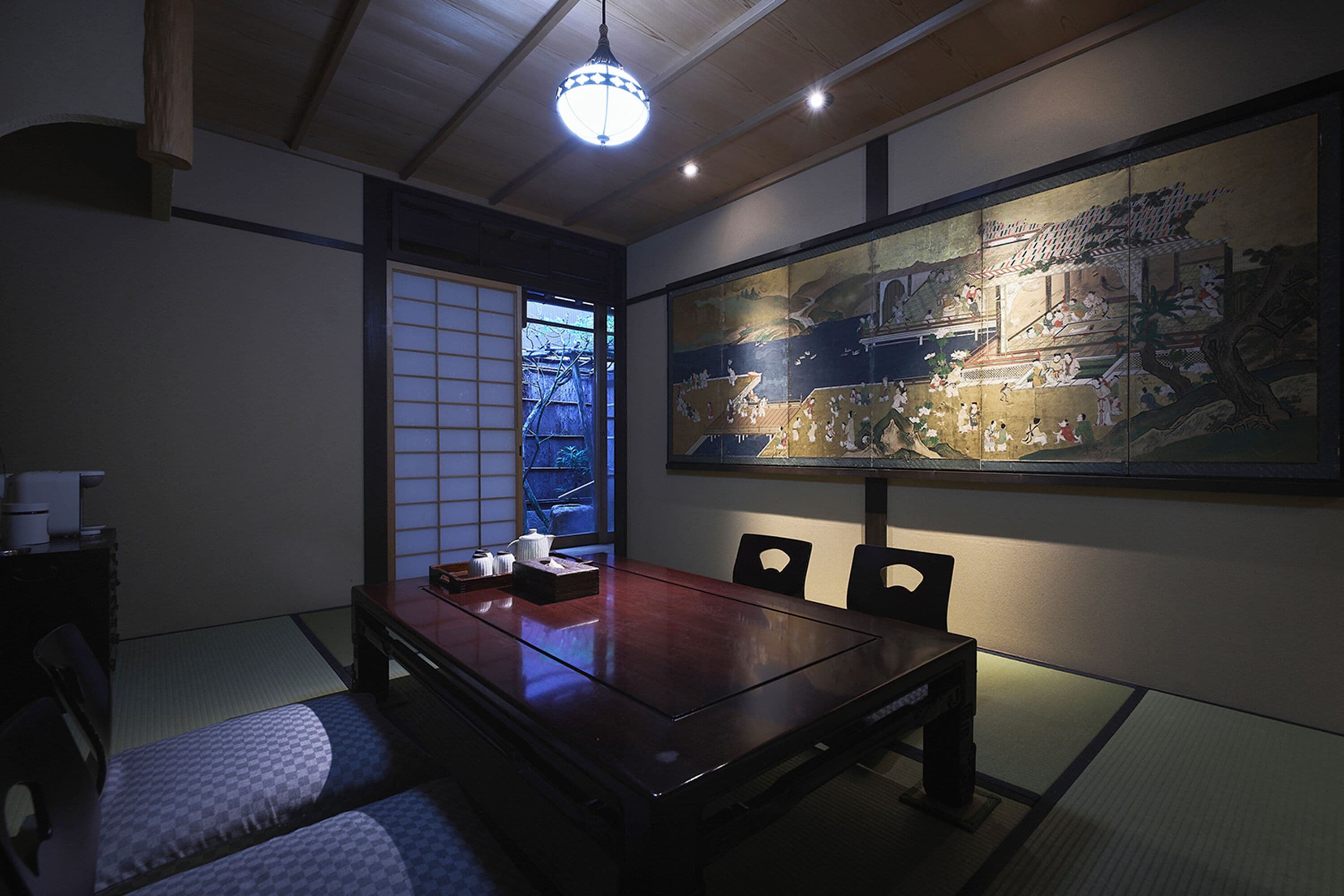 Japanese-style Villa | Premium bedding, down comforters, in-room safe, blackout drapes