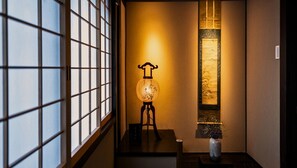 Japanese-style Villa | Premium bedding, down comforters, in-room safe, blackout drapes