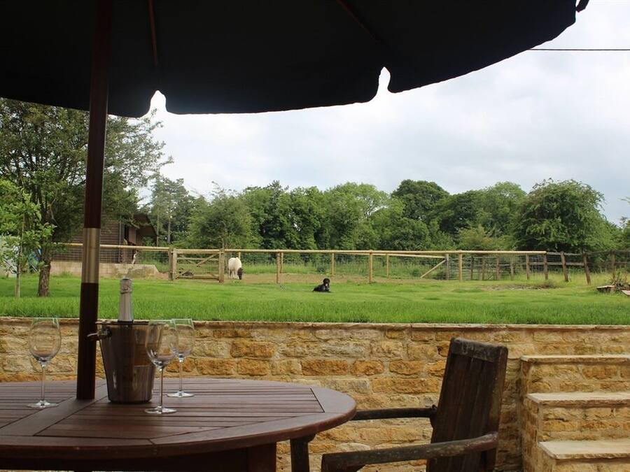 Uitzicht vanuit accommodatie