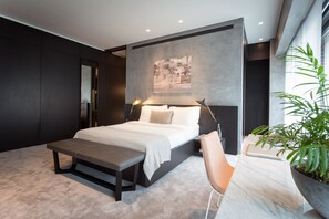 Premium bedding, minibar, in-room safe, soundproofing