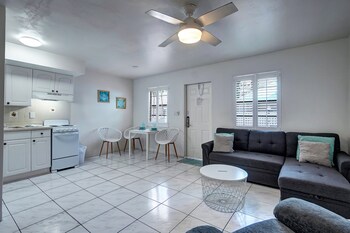 One Bedroom Apartment One King  | Private kitchen | Microwave, coffee/tea maker, toaster at Sea Garden by the Sea