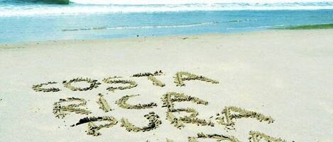 Private beach nearby