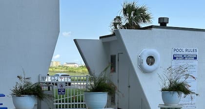 East Island Oasis: On the Beach, NO Seawall Blvd, Mins 2 Everything, Pool, WIFI