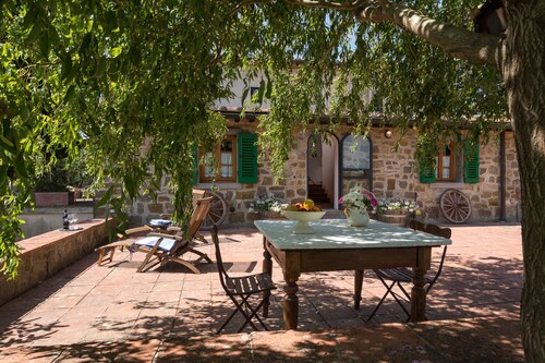 Haus mit Blick auf die Chianti