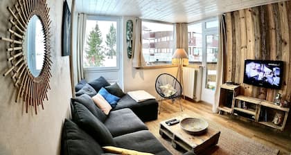 Schöne 40m2 Wohnung für 5 Personen in Tignes. WIFI Pisten.