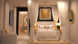 5 bedrooms, in-room safe, desk, iron/ironing board - Luxury Beachfront Villa - Cook & Housekeeper included (Holetown)