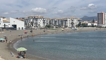 En la playa