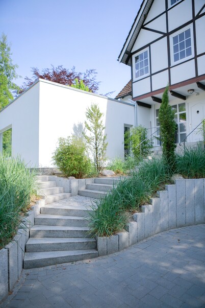 Designer vacation apartment with sauna & terrace | 3 km Baltic Sea | Lake Pönitz